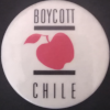 boycott chile - red apple