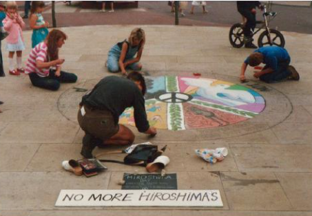 Mural for Hiroshima Day (image one)
