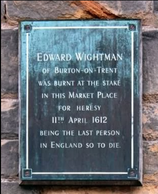 Edward Wightmans plaque