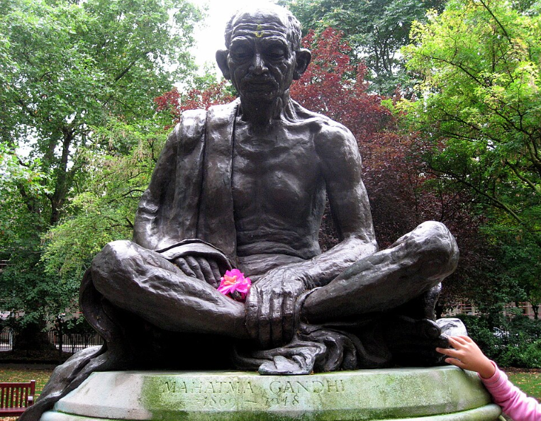 Gandhi statue at Tavistock Square