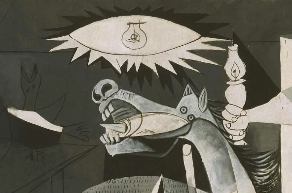 Close-up of Guernica