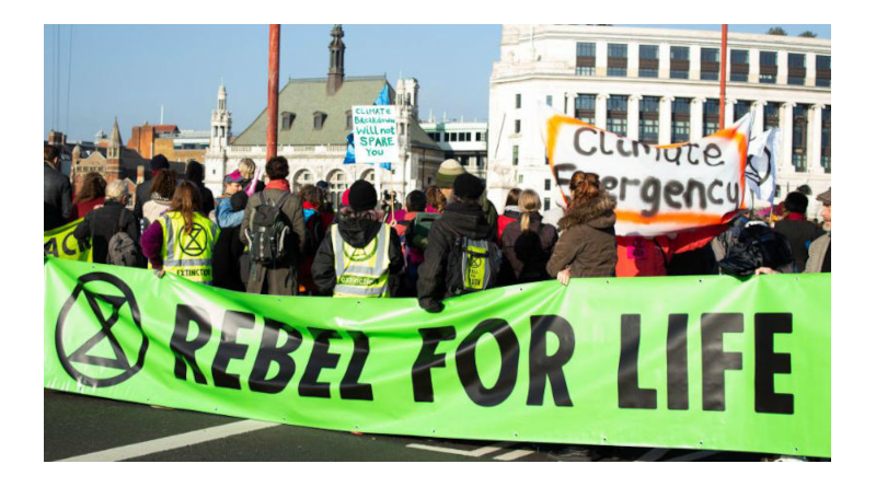A 1980s peace rally