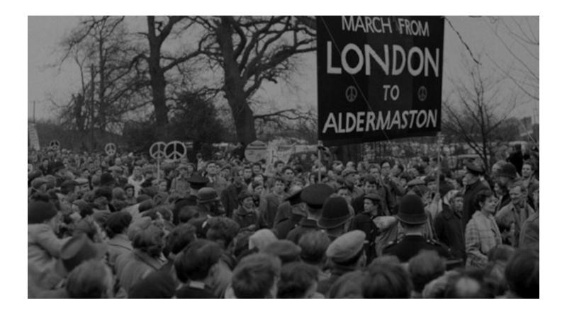 A 1980s peace rally