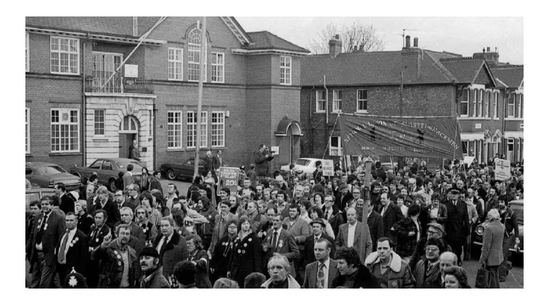 A 1980s peace rally