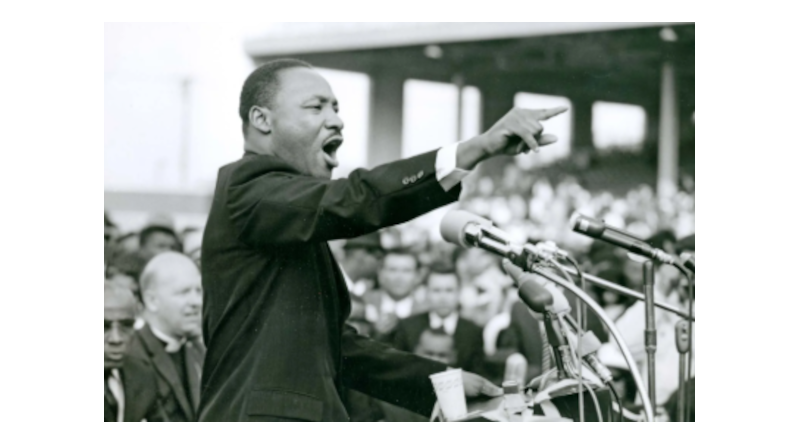 A 1980s peace rally