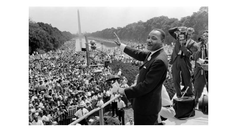 A 1980s peace rally