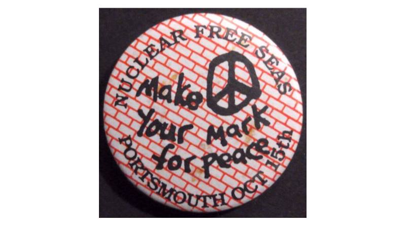 A 1980s peace rally