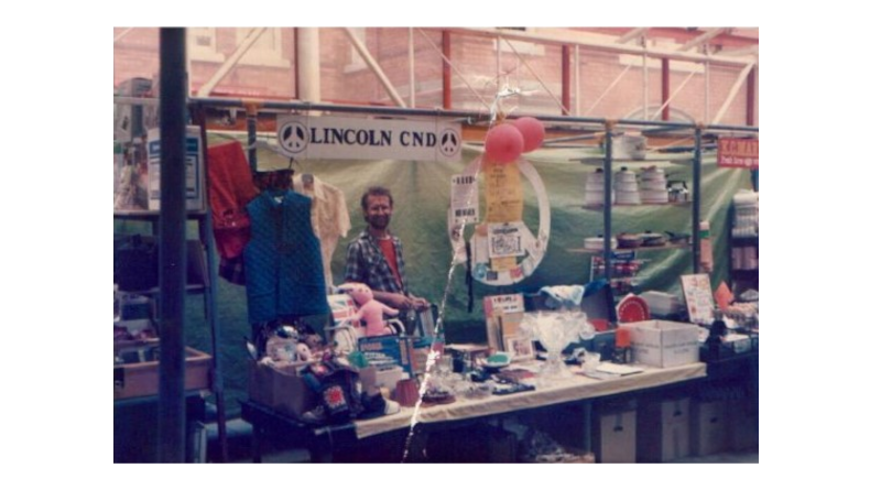 A 1980s peace rally