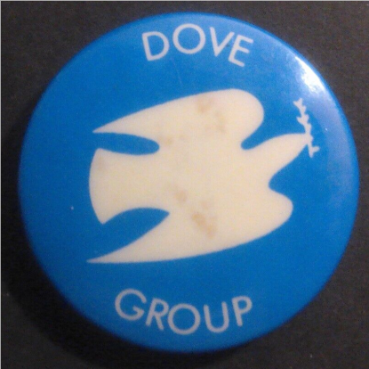 Rusted 1982 CND Badge