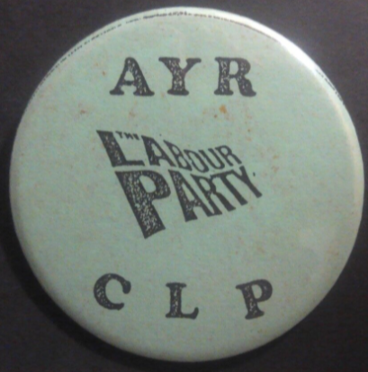 Rusted 1982 CND Badge