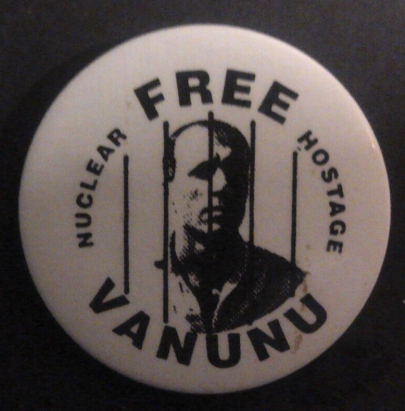 Rusted 1982 CND Badge