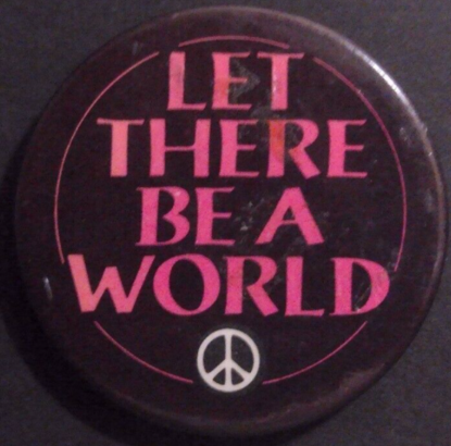 Rusted 1982 CND Badge