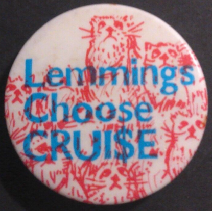 Rusted 1982 CND Badge
