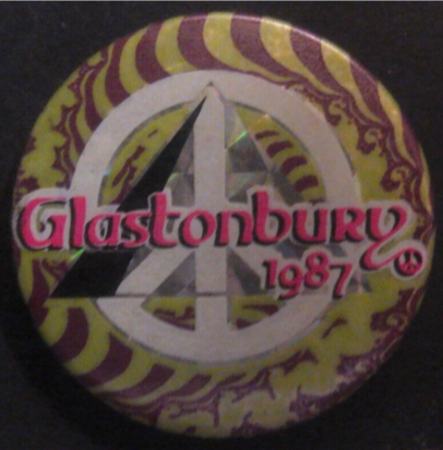 Rusted 1982 CND Badge