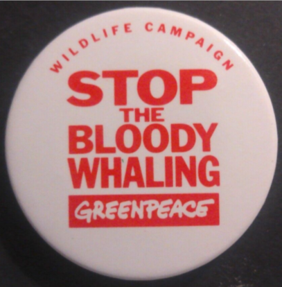 Rusted 1982 CND Badge