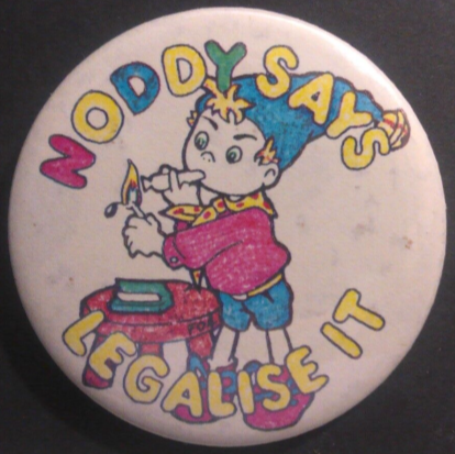Rusted 1982 CND Badge