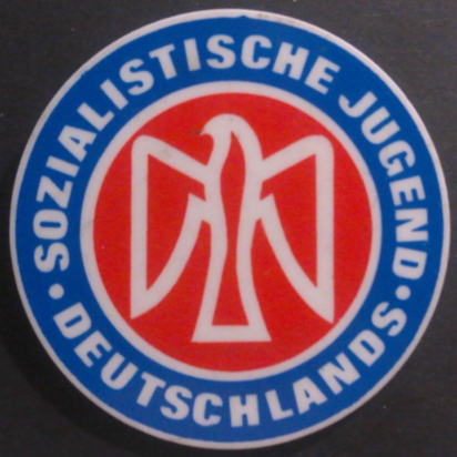 Rusted 1982 CND Badge