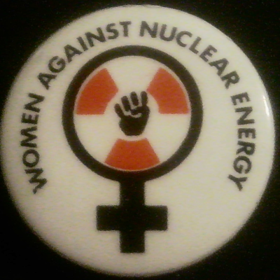 Rusted 1982 CND Badge
