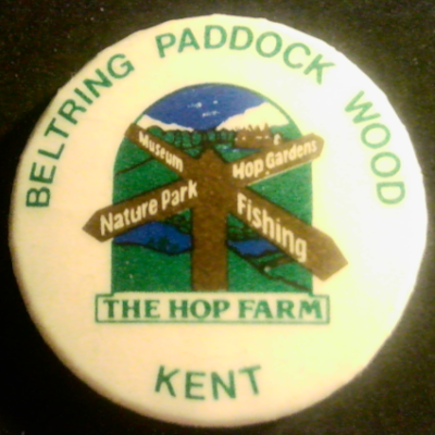Rusted 1982 CND Badge