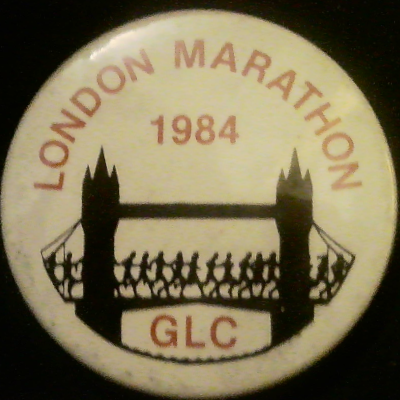 Rusted 1982 CND Badge
