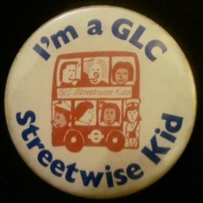 Rusted 1982 CND Badge