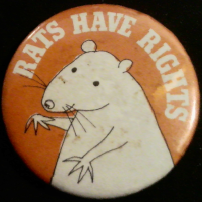 Rusted 1982 CND Badge