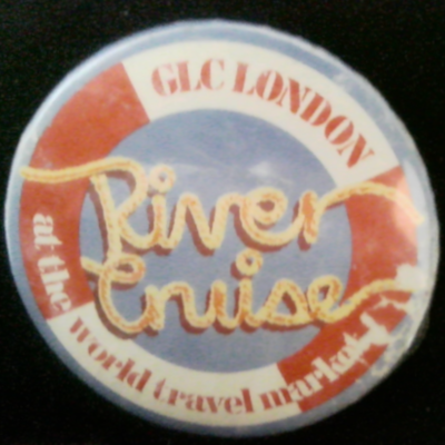 Rusted 1982 CND Badge
