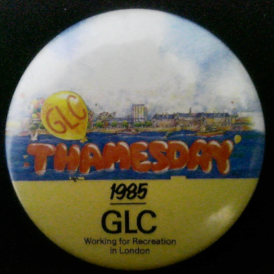 Rusted 1982 CND Badge