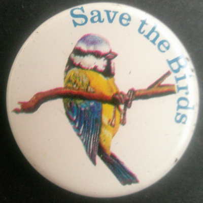 Rusted 1982 CND Badge