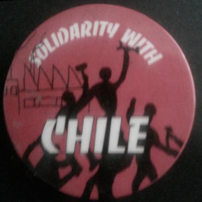 Rusted 1982 CND Badge