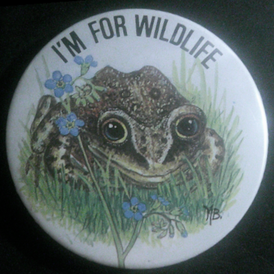 Rusted 1982 CND Badge