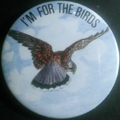 Rusted 1982 CND Badge