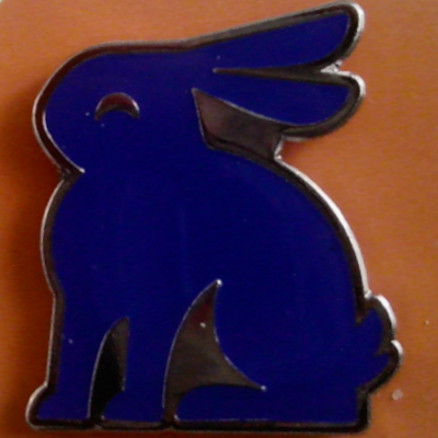 Rusted 1982 CND Badge