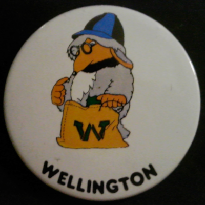 Rusted 1982 CND Badge