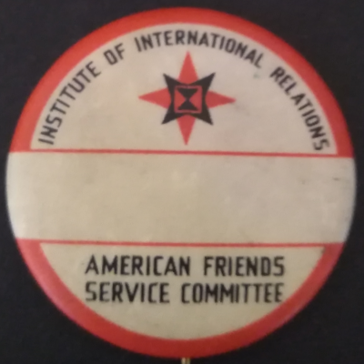 Rusted 1982 CND Badge