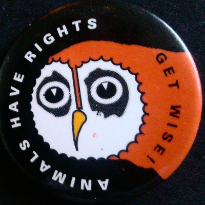 Rusted 1982 CND Badge