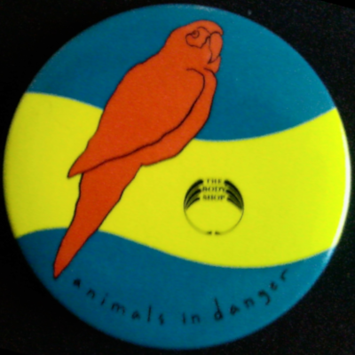 Rusted 1982 CND Badge