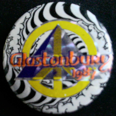 Rusted 1982 CND Badge