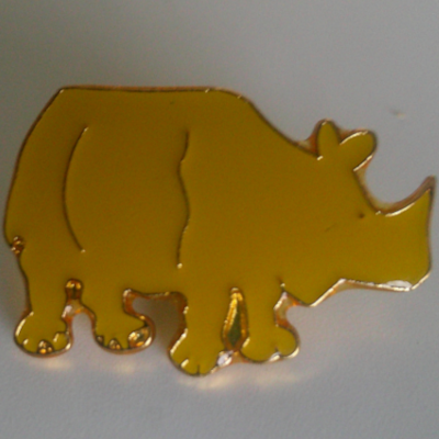 Rusted 1982 CND Badge