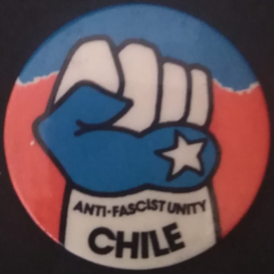 Rusted 1982 CND Badge