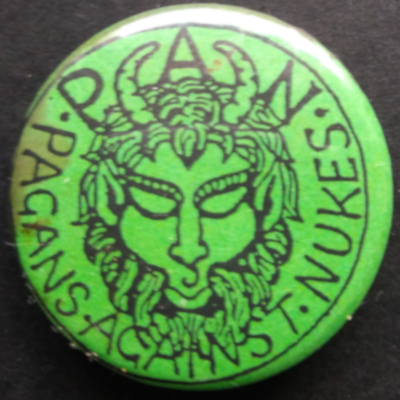 Rusted 1982 CND Badge
