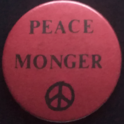 Rusted 1982 CND Badge