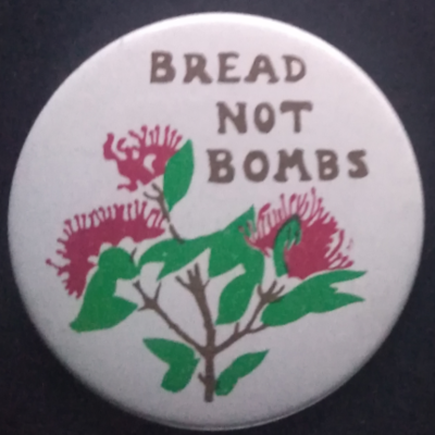 Rusted 1982 CND Badge