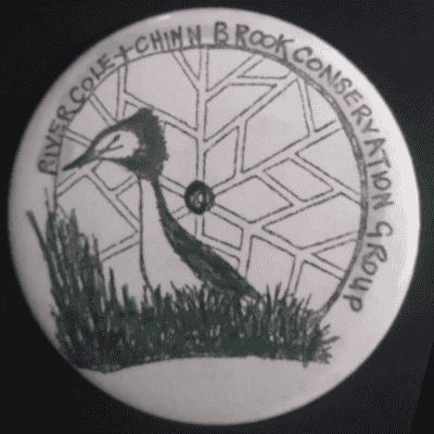 Rusted 1982 CND Badge