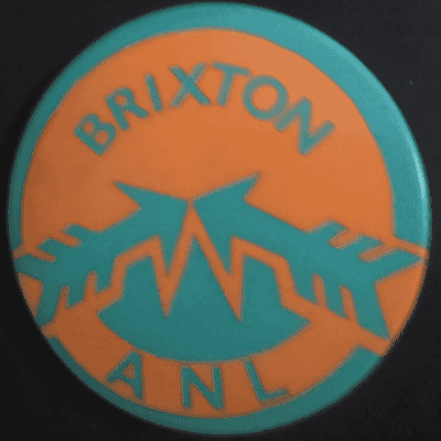 Rusted 1982 CND Badge
