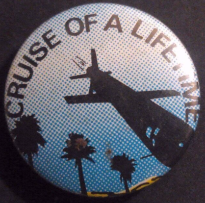 Rusted 1982 CND Badge