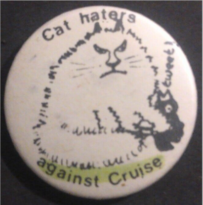 Rusted 1982 CND Badge