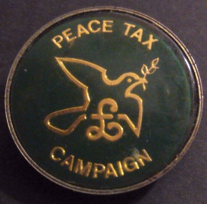 Rusted 1982 CND Badge