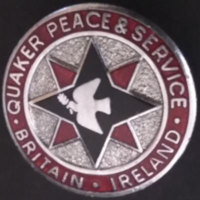 Rusted 1982 CND Badge