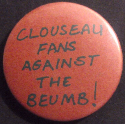 Rusted 1982 CND Badge